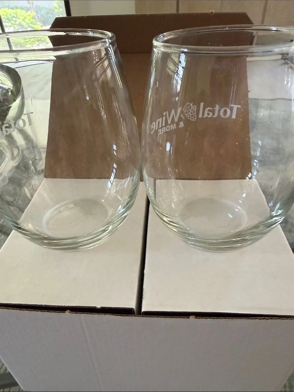 Total Wine wine glasses for sale NEVER used 2 glasses 🍷